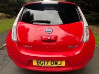 USED 2017 17 NISSAN LEAF 30kWh Tekna Hatchback 5dr Electric Auto (109 bhp) Tekna, Leather, Heated Seats