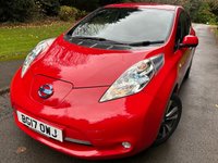 USED 2017 17 NISSAN LEAF 30kWh Tekna Hatchback 5dr Electric Auto (109 bhp) Tekna, Leather, Heated Seats