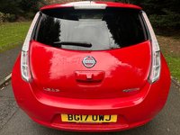 USED 2017 17 NISSAN LEAF 30kWh Tekna Hatchback 5dr Electric Auto (109 bhp) Tekna, Leather, Heated Seats