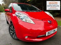 USED 2017 17 NISSAN LEAF 30kWh Tekna Hatchback 5dr Electric Auto (109 bhp) Tekna, Leather, Heated Seats