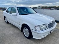 USED 1999 T MERCEDES-BENZ C-CLASS 2.0 C200 Elegance Saloon 4dr Petrol Automatic (225 g/km, 134 bhp) Immaculate very LOW mileage example with ONLY 41,851 miles from new ,Original Service book/pack with Mercedes and Independent servicing history ,October 2026 MOT in Brilliant white with contrasting blue interior and Burr wood dash -excellent condition with alloy wheels this car is in lovely condition with lovely LOW  mileage wise -available to be viewed at our showroom please contact us for more info and book an appointment to view -0191 2581948 / 07711010558