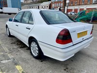 USED 1999 T MERCEDES-BENZ C-CLASS 2.0 C200 Elegance Saloon 4dr Petrol Automatic (225 g/km, 134 bhp) Immaculate very LOW mileage example with ONLY 41,851 miles from new ,Original Service book/pack with Mercedes and Independent servicing history ,October 2026 MOT in Brilliant white with contrasting blue interior and Burr wood dash -excellent condition with alloy wheels this car is in lovely condition with lovely LOW  mileage wise -available to be viewed at our showroom please contact us for more info and book an appointment to view -0191 2581948 / 07711010558