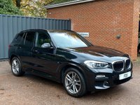 USED 2019 69 BMW X3 2.0 20d M Sport SUV 5dr Diesel Auto xDrive Euro 6 (s/s) (190 ps) BLACK HEATED LEATHER/19INCH ALLOYS