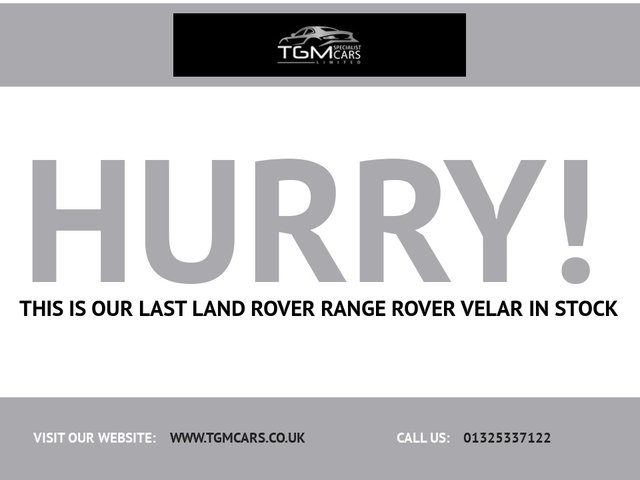 View our LAND ROVER RANGE ROVER VELAR