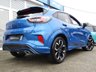 USED 2020 20 FORD PUMA 1.0T EcoBoost MHEV ST-Line X First Edition SUV 5dr Petrol Manual Euro 6 (s/s) (155 ps) Finished in DESERT ISLAND BLUE METALLIC with PART LEATHER Trim. This high specification Ford Puma certainly looks the part. It's got the raised up driving position, the eye-catching design, and a sort of miniature SUV shape. Features include Sat Nav, DAB Radio, B/Tooth, Apple Play, Virtual Dash B and O speakers, Auto Parking, Rear View Camera, Power rear boot and great Low Mileage. Serviced at 17728 miles, 30237 miles, 38574 miles and on arrival at 41573 miles.