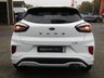 USED 2022 72 FORD PUMA 1.0T EcoBoost MHEV ST-Line X SUV 5dr Petrol Hybrid DCT Euro 6 (s/s) (125 ps) Finished in FROZEN WHITE METALLIC with PART LEATHER SPORTS Trim. This high specification Ford Puma certainly looks the part. It's got the raised up driving position, the eye-catching design, and a sort of miniature SUV shape. Features include Sat Nav, DAB Radio, B/Tooth, Apple Play, Virtual Dash B and O speakers and great Low Mileage.  Just Serviced at 14973 miles.