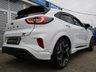 USED 2021 21 FORD PUMA 1.5T EcoBoost ST SUV 5dr Petrol Manual Euro 6 (s/s) (200 ps) Finished in FROZEN WHITE with HEATED RECARO ALCANTARA Trim. This Ford Puma certainly looks the part, it is the sportiest version of the Puma compact SUV, with meaner looks and a racier setup, It's got the raised up driving position, the eye-catching design, and a miniature SUV shape. Features include Sat Nav with Virtual Dash, DAB, B&O Speakers, Heated Sports Reccaro Seats, Heated Steering Wheel,  B/Tooth, Low Mileage and more. Just Dealer serviced at 35653 miles