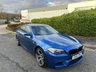 USED 2015 65 BMW M5 4.4 V8 Saloon 4dr Petrol DCT Euro 6 (s/s) (560 ps)-Factory Extras Worth &pound;4,890-Magnificent Example-Only 2 Former Keepers-Last Keeper Since July 2020-Finished In Monte Carlo Blue Metallic-Black Extended Merino Leather Upholstery-Running In Service Complete at 1194 Miles-Dec 2015-Full Bmw Service History-20 Inch Alloy Wheels-Powered Bootlid-Drivers & Passenger Front Lumbar Support-Reverse Camera-Harman Kardon-Sun Protection Glazing-M Sport Multi-Function Front Seats-Dual Climate Control-Mfsw-Cruise Control-Dab Radio-Bluetooth-Satnav-This Car Is a Credit To Its Previous Keeper. 