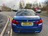 USED 2015 65 BMW M5 4.4 V8 Saloon 4dr Petrol DCT Euro 6 (s/s) (560 ps)-Factory Extras Worth &pound;4,890-Magnificent Example-Only 2 Former Keepers-Last Keeper Since July 2020-Finished In Monte Carlo Blue Metallic-Black Extended Merino Leather Upholstery-Running In Service Complete at 1194 Miles-Dec 2015-Full Bmw Service History-20 Inch Alloy Wheels-Powered Bootlid-Drivers & Passenger Front Lumbar Support-Reverse Camera-Harman Kardon-Sun Protection Glazing-M Sport Multi-Function Front Seats-Dual Climate Control-Mfsw-Cruise Control-Dab Radio-Bluetooth-Satnav-This Car Is a Credit To Its Previous Keeper. 