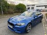 USED 2015 65 BMW M5 4.4 V8 Saloon 4dr Petrol DCT Euro 6 (s/s) (560 ps)-Factory Extras Worth &pound;4,890-Magnificent Example-Only 2 Former Keepers-Last Keeper Since July 2020-Finished In Monte Carlo Blue Metallic-Black Extended Merino Leather Upholstery-Running In Service Complete at 1194 Miles-Dec 2015-Full Bmw Service History-20 Inch Alloy Wheels-Powered Bootlid-Drivers & Passenger Front Lumbar Support-Reverse Camera-Harman Kardon-Sun Protection Glazing-M Sport Multi-Function Front Seats-Dual Climate Control-Mfsw-Cruise Control-Dab Radio-Bluetooth-Satnav-This Car Is a Credit To Its Previous Keeper. 
