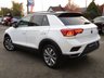 USED 2019 19 VOLKSWAGEN T-ROC 1.0 TSI GPF Design SUV 5dr Petrol Manual Euro 6 (s/s) (115 ps) Finished in PURE WHITE with BLACK ROOF and GREY CLOTH Sports Trim. This T-Roc is for those who want a compact SUV with smart styling and a good level of practicality. This Golf based SUV is both practical and fun to drive. Features include, Cruise Control, B/Tooth, Park Sensors, Apple Play, Alloys, DAB Radio, Sports Trim and much more. VW Dealer serviced at 20084 miles, 27448 miles, 36246 miles, 49833 miles and at 64120 miles on arrival.