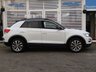 USED 2019 19 VOLKSWAGEN T-ROC 1.0 TSI GPF Design SUV 5dr Petrol Manual Euro 6 (s/s) (115 ps) Finished in PURE WHITE with BLACK ROOF and GREY CLOTH Sports Trim. This T-Roc is for those who want a compact SUV with smart styling and a good level of practicality. This Golf based SUV is both practical and fun to drive. Features include, Cruise Control, B/Tooth, Park Sensors, Apple Play, Alloys, DAB Radio, Sports Trim and much more. VW Dealer serviced at 20084 miles, 27448 miles, 36246 miles, 49833 miles and at 64120 miles on arrival.