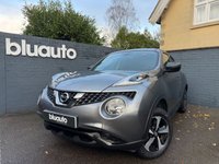 USED 2019 19 NISSAN JUKE 1.6 Bose Personal Edition SUV 5dr Petrol Manual Euro 6 (112 ps) Climate control A/C, Part Leather and Alcantara Seats, Satellite navigation, Cruise control, Bluetooth connectivity for calls and music, USB and AUX input, Different drive modes, Rear tinted windows, DAB radio, LED daytime running lights, Rear parking camera, Xenon Headlights.
