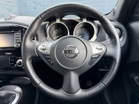 USED 2019 19 NISSAN JUKE 1.6 Bose Personal Edition SUV 5dr Petrol Manual Euro 6 (112 ps) Climate control A/C, Part Leather and Alcantara Seats, Satellite navigation, Cruise control, Bluetooth connectivity for calls and music, USB and AUX input, Different drive modes, Rear tinted windows, DAB radio, LED daytime running lights, Rear parking camera, Xenon Headlights.
