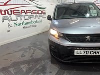 USED 2021 70 PEUGEOT PARTNER 1.5 BlueHDi 1000 Professional Standard Panel Van 5dr Diesel Manual SWB Euro 6 (100 bhp) one owner, NAV, A/C, cruise, alloys
