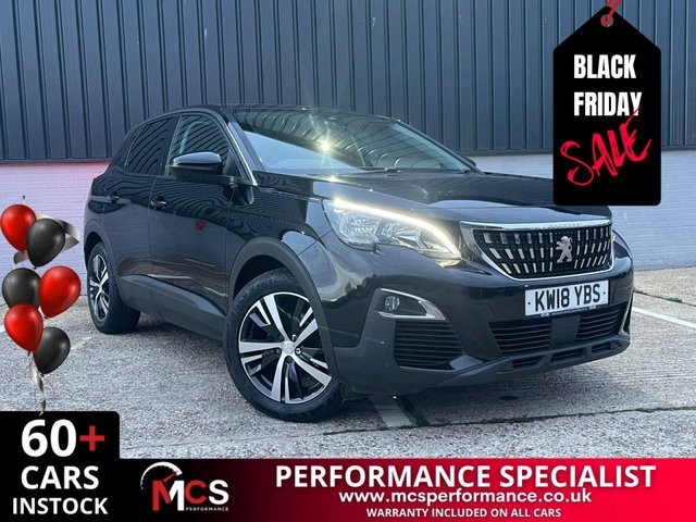 2018 18 PEUGEOT 3008 1.2 PureTech Active SUV 5dr Petrol Manual Euro 6 (s/s) (130 ps) BLACK FRIDAY PRICING NOW LIVE!