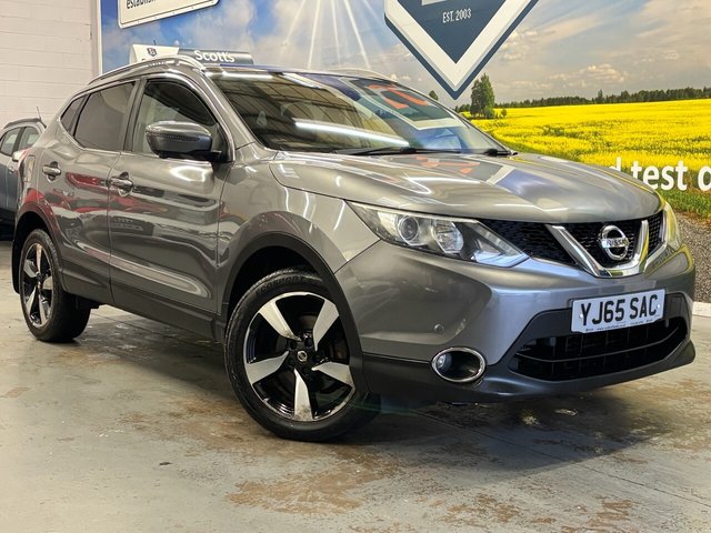 2015 Nissan Qashqai 1.6 DIG-T n-tec+ SUV 5 Door Petrol Manual Grey 2WD Euro 6 1 Owner from New photo