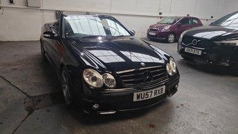 2007 MERCEDES-BENZ CLK 6.2 CLK63 AMG Cabriolet 2dr Petrol 7G-Tronic (344 g/km, 481 bhp) &pound;19990.00