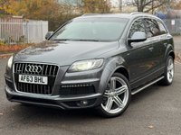 USED 2013 63 AUDI Q7 3.0 TDI V6 S line Plus SUV 5dr Diesel Tiptronic quattro Euro 5 (s/s) (245 ps) 
