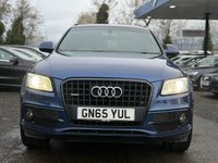 USED 2015 65 AUDI Q5 2.0 TDI S line Plus SUV 5dr Diesel S Tronic quattro Euro 6 (s/s) (190 ps) ULEZ COMPIANT + SAT NAVIGATION +  PARK ASSISST + 4 WHEEL DRIVE + AUTO TAILGATE + LEATHER SEATS + DIGITAL METER DISPLAY + HEATED SEATS + 4 WAY LUMBER SUPPORT + CRUISE CONTROL + PADDLE SHIFTERS + AUTO START/STOP + HILL DESCENT CONTROL + TRACTION CONTROL + DUAL CLIMATE + PRIVACY GLASS + VOICE CONTROL + BLUETOOTH CONNECTION + DAYTIME RUNNING LIGHTS + 20 INCH ALLOYS +