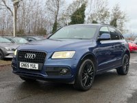 USED 2015 65 AUDI Q5 2.0 TDI S line Plus SUV 5dr Diesel S Tronic quattro Euro 6 (s/s) (190 ps) ULEZ COMPIANT + SAT NAVIGATION +  PARK ASSISST + 4 WHEEL DRIVE + AUTO TAILGATE + LEATHER SEATS + DIGITAL METER DISPLAY + HEATED SEATS + 4 WAY LUMBER SUPPORT + CRUISE CONTROL + PADDLE SHIFTERS + AUTO START/STOP + HILL DESCENT CONTROL + TRACTION CONTROL + DUAL CLIMATE + PRIVACY GLASS + VOICE CONTROL + BLUETOOTH CONNECTION + DAYTIME RUNNING LIGHTS + 20 INCH ALLOYS +