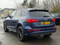 USED 2015 65 AUDI Q5 2.0 TDI S line Plus SUV 5dr Diesel S Tronic quattro Euro 6 (s/s) (190 ps) ULEZ COMPIANT + SAT NAVIGATION +  PARK ASSISST + 4 WHEEL DRIVE + AUTO TAILGATE + LEATHER SEATS + DIGITAL METER DISPLAY + HEATED SEATS + 4 WAY LUMBER SUPPORT + CRUISE CONTROL + PADDLE SHIFTERS + AUTO START/STOP + HILL DESCENT CONTROL + TRACTION CONTROL + DUAL CLIMATE + PRIVACY GLASS + VOICE CONTROL + BLUETOOTH CONNECTION + DAYTIME RUNNING LIGHTS + 20 INCH ALLOYS +