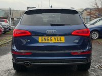 USED 2015 65 AUDI Q5 2.0 TDI S line Plus SUV 5dr Diesel S Tronic quattro Euro 6 (s/s) (190 ps) ULEZ COMPIANT + SAT NAVIGATION +  PARK ASSISST + 4 WHEEL DRIVE + AUTO TAILGATE + LEATHER SEATS + DIGITAL METER DISPLAY + HEATED SEATS + 4 WAY LUMBER SUPPORT + CRUISE CONTROL + PADDLE SHIFTERS + AUTO START/STOP + HILL DESCENT CONTROL + TRACTION CONTROL + DUAL CLIMATE + PRIVACY GLASS + VOICE CONTROL + BLUETOOTH CONNECTION + DAYTIME RUNNING LIGHTS + 20 INCH ALLOYS +