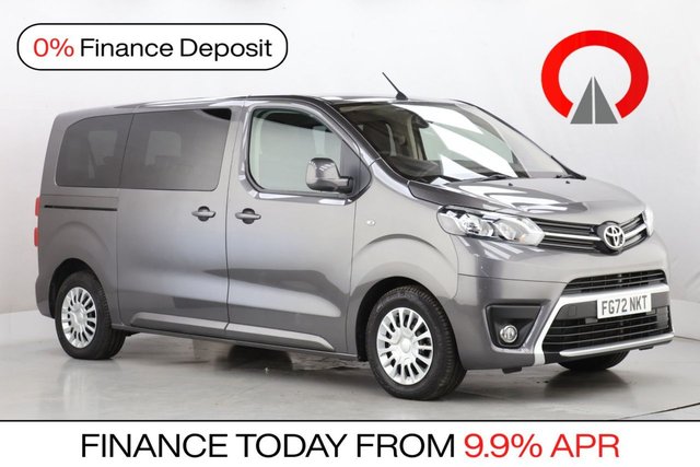 View our Toyota Proace Verso 1.5D Shuttle Medium MPV 5dr Diesel Manual MWB Euro 6 (s/s) (9 Seat) (120 ps)