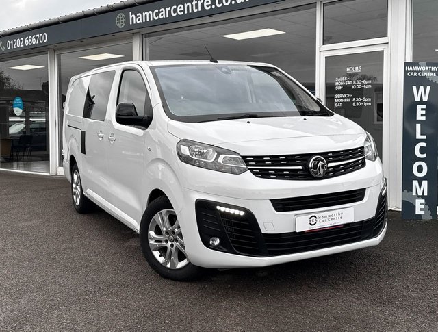 2023 73 Vauxhall Vivaro 2.0 Turbo D 3100 Prime Crew Van Double Cab 6dr Diesel Manual L2 H1 Euro 6 (145 ps) LOW MILES 