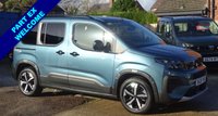 USED 2025 25 PEUGEOT RIFTER 1.5L GT AUTO  WHEELCHAIR ACCESS WAV  Nearly New, 3 Seats + Wheelchair Access GT AUTO