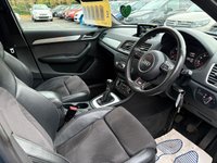 USED 2016 16 AUDI Q3 2.0 TDI S line Plus SUV 5dr Diesel Manual quattro Euro 6 (s/s) (150 ps) FULL SERVICE HISTORY, SAT NAV, PARKING SENSORS, HALF LEATHER TRIM