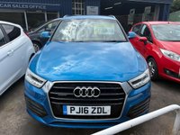 USED 2016 16 AUDI Q3 2.0 TDI S line Plus SUV 5dr Diesel Manual quattro Euro 6 (s/s) (150 ps) FULL SERVICE HISTORY, SAT NAV, PARKING SENSORS, HALF LEATHER TRIM