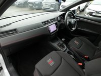 USED 2021 21 SEAT IBIZA 1.0 TSI FR 5d 95 S/S SAT NAV, APPLE CARPLAY & ANDROID AUTO, DAB RADIO, BLUETOOTH, CRUISE CONTROL & SPEED LIMITER, FRONT ASSIST, LED LIGHTS, 17 INCH ALLOY WHEELS, LEATHER FLAT BOTTOM MULTIFUNCTION STEERING WHEEL, ELECTRIC FOLDING MIRRORS, CLIMATE CONTROL, 2x USB C INPUTS, AUTO LIGHTS & WIPERS, COMING HOME & LEAVING LIGHTS, CONVENIENCE TURN SIGNAL, TYRE PRESSURE MONITOR, DRIVE SELECT, VOICE CONTROL, AMBIENT LIGHTING, 1 OWNER, SERVICE HISTORY