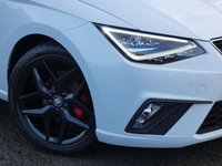 USED 2021 21 SEAT IBIZA 1.0 TSI FR 5d 95 S/S SAT NAV, APPLE CARPLAY & ANDROID AUTO, DAB RADIO, BLUETOOTH, CRUISE CONTROL & SPEED LIMITER, FRONT ASSIST, LED LIGHTS, 17 INCH ALLOY WHEELS, LEATHER FLAT BOTTOM MULTIFUNCTION STEERING WHEEL, ELECTRIC FOLDING MIRRORS, CLIMATE CONTROL, 2x USB C INPUTS, AUTO LIGHTS & WIPERS, COMING HOME & LEAVING LIGHTS, CONVENIENCE TURN SIGNAL, TYRE PRESSURE MONITOR, DRIVE SELECT, VOICE CONTROL, AMBIENT LIGHTING, 1 OWNER, SERVICE HISTORY
