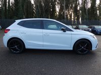 USED 2021 21 SEAT IBIZA 1.0 TSI FR 5d 95 S/S SAT NAV, APPLE CARPLAY & ANDROID AUTO, DAB RADIO, BLUETOOTH, CRUISE CONTROL & SPEED LIMITER, FRONT ASSIST, LED LIGHTS, 17 INCH ALLOY WHEELS, LEATHER FLAT BOTTOM MULTIFUNCTION STEERING WHEEL, ELECTRIC FOLDING MIRRORS, CLIMATE CONTROL, 2x USB C INPUTS, AUTO LIGHTS & WIPERS, COMING HOME & LEAVING LIGHTS, CONVENIENCE TURN SIGNAL, TYRE PRESSURE MONITOR, DRIVE SELECT, VOICE CONTROL, AMBIENT LIGHTING, 1 OWNER, SERVICE HISTORY