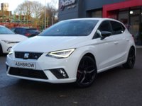 USED 2021 21 SEAT IBIZA 1.0 TSI FR 5d 95 S/S SAT NAV, APPLE CARPLAY & ANDROID AUTO, DAB RADIO, BLUETOOTH, CRUISE CONTROL & SPEED LIMITER, FRONT ASSIST, LED LIGHTS, 17 INCH ALLOY WHEELS, LEATHER FLAT BOTTOM MULTIFUNCTION STEERING WHEEL, ELECTRIC FOLDING MIRRORS, CLIMATE CONTROL, 2x USB C INPUTS, AUTO LIGHTS & WIPERS, COMING HOME & LEAVING LIGHTS, CONVENIENCE TURN SIGNAL, TYRE PRESSURE MONITOR, DRIVE SELECT, VOICE CONTROL, AMBIENT LIGHTING, 1 OWNER, SERVICE HISTORY