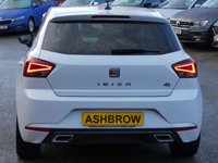 USED 2021 21 SEAT IBIZA 1.0 TSI FR 5d 95 S/S SAT NAV, APPLE CARPLAY & ANDROID AUTO, DAB RADIO, BLUETOOTH, CRUISE CONTROL & SPEED LIMITER, FRONT ASSIST, LED LIGHTS, 17 INCH ALLOY WHEELS, LEATHER FLAT BOTTOM MULTIFUNCTION STEERING WHEEL, ELECTRIC FOLDING MIRRORS, CLIMATE CONTROL, 2x USB C INPUTS, AUTO LIGHTS & WIPERS, COMING HOME & LEAVING LIGHTS, CONVENIENCE TURN SIGNAL, TYRE PRESSURE MONITOR, DRIVE SELECT, VOICE CONTROL, AMBIENT LIGHTING, 1 OWNER, SERVICE HISTORY
