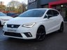 USED 2021 21 SEAT IBIZA 1.0 TSI FR 5d 95 S/S SAT NAV, APPLE CARPLAY & ANDROID AUTO, DAB RADIO, BLUETOOTH, CRUISE CONTROL & SPEED LIMITER, FRONT ASSIST, LED LIGHTS, 17 INCH ALLOY WHEELS, LEATHER FLAT BOTTOM MULTIFUNCTION STEERING WHEEL, ELECTRIC FOLDING MIRRORS, CLIMATE CONTROL, 2x USB C INPUTS, AUTO LIGHTS & WIPERS, COMING HOME & LEAVING LIGHTS, CONVENIENCE TURN SIGNAL, TYRE PRESSURE MONITOR, DRIVE SELECT, VOICE CONTROL, AMBIENT LIGHTING, 1 OWNER, SERVICE HISTORY