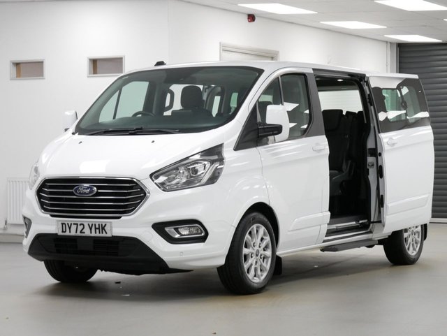 View our Ford Tourneo Custom 320 2.0 EBL 130 BHP L2 LONG TITANIUM AUTO 9 SEATER 
