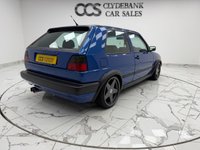 USED 1988 E VOLKSWAGEN GOLF 1.8L 3d  139 BHP Finished In Volkswagens Bright Blue Metallic, This Mk2 Golf Comes With A Fully Forged BAM 20 Valve Turbo Conversion, Rebuilt Fully Recently With Forged Pistons and Rods, Re Trimmed Recaro Interior Shaved Engine Bay, 10 Years Ownership, A Wealth Of Service History.