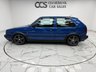 USED 1988 E VOLKSWAGEN GOLF 1.8L 3d  139 BHP Finished In Volkswagens Bright Blue Metallic, This Mk2 Golf Comes With A Fully Forged BAM 20 Valve Turbo Conversion, Rebuilt Fully Recently With Forged Pistons and Rods, Re Trimmed Recaro Interior Shaved Engine Bay, 10 Years Ownership, A Wealth Of Service History.