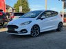 USED 2018 68 FORD FIESTA 1.5T EcoBoost ST-3 Hatchback 3dr Petrol Manual Euro 6 (200 ps) Finished in FROZEN WHITE with contrasting EBONY SPORTS  LEATHER interior trim. It is impossible to ignore that this is one seriously fun car. If you are after some old-school hot hatch fun, the ST is hard to beat. Punching out  200 BHP making it faster than the old model. Features include NAV, Rear Camera, Cruise, Heated Seats and Steering Wheel, Winter Pack, DAB, B/Tooth and more. Dealer Serviced at 4311 miles, 8594 miles, 13271 miles,18225 miles, 22862 miles, 42036 miles, and at 61532 miles.