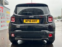 USED 2016 16 JEEP RENEGADE 1.6 MultiJetII Limited SUV 5dr Diesel Manual Euro 6 (s/s) (120 ps) &pound;35.00 A YEAR TO TAX, GREAT SPEC!!!