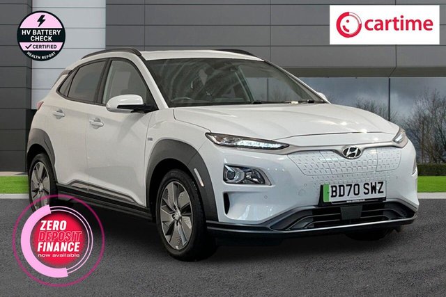 2020 Hyundai Kona 64kWh Premium SUV 5dr Electric Auto (10.5kW Charger) (204 ps) Parking System, Android Auto / Apple CarPlay, Heated Front Seats, Heated Steering Wheel, 17In Alloys 2020 photo