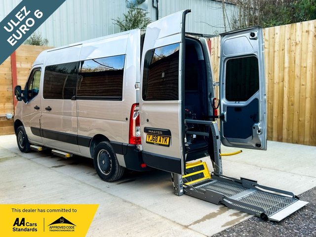 View our Renault Master MWB MR 6 Seat Auto Wheelchair Accessible Disabled Access Vehicle WAV