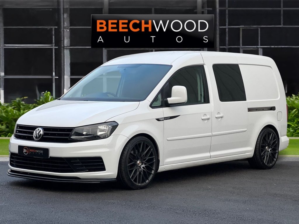 USED 2016 66 VOLKSWAGEN CADDY MAXI 2.0 TDi Maxi Combi Van 5dr Diesel Manual FWD (Window) (124 g/km, 101 bhp) 5  SEATER WITH AIR CON!
