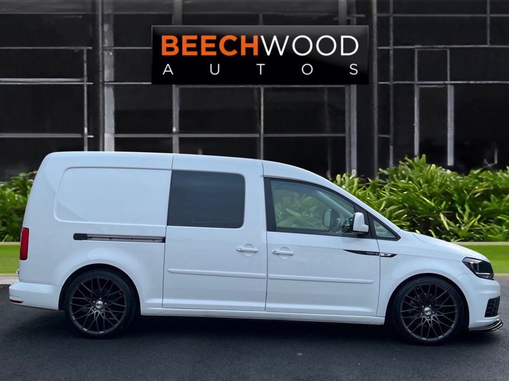 USED 2016 66 VOLKSWAGEN CADDY MAXI 2.0 TDi Maxi Combi Van 5dr Diesel Manual FWD (Window) (124 g/km, 101 bhp) 5  SEATER WITH AIR CON!