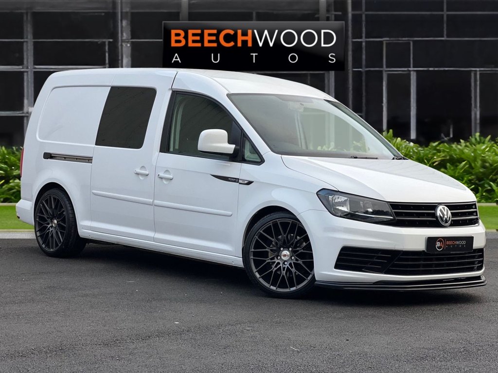 USED 2016 66 VOLKSWAGEN CADDY MAXI 2.0 TDi Maxi Combi Van 5dr Diesel Manual FWD (Window) (124 g/km, 101 bhp) 5  SEATER WITH AIR CON!