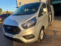 USED 2023 23 FORD TRANSIT CUSTOM Limited L1 H1 2.0 280 EcoBlue SWB Diesel Panel Van Manual Euro 6 (s/s) (130 bhp) Only 30,698 miles - recent full service with all genuine Ford filters fitted - EURO 6, A/C, front & rear parking sensors, rear view camera, heated seats, alloys, heated screen, cruise control, Bluetooth, electric power folding mirrors, E/W, DAB Radio with Apple car play, USB port, start/stop, driver's airbag, factory fitted bulkhead, colour coded, auto headlights, side loading door, ply lined with load liner, security locks, spare key, finance arranged & 6 months Premium AutoGuard warranty