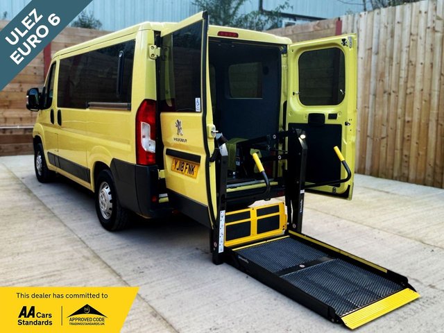 View our Peugeot Boxer 4 Seat Wheelchair Accessible Disabled Access Vehicle WAV